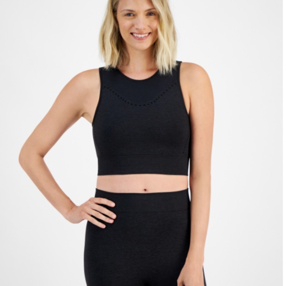 ID Ideology Women's Seamless Sport Bra,  - Black